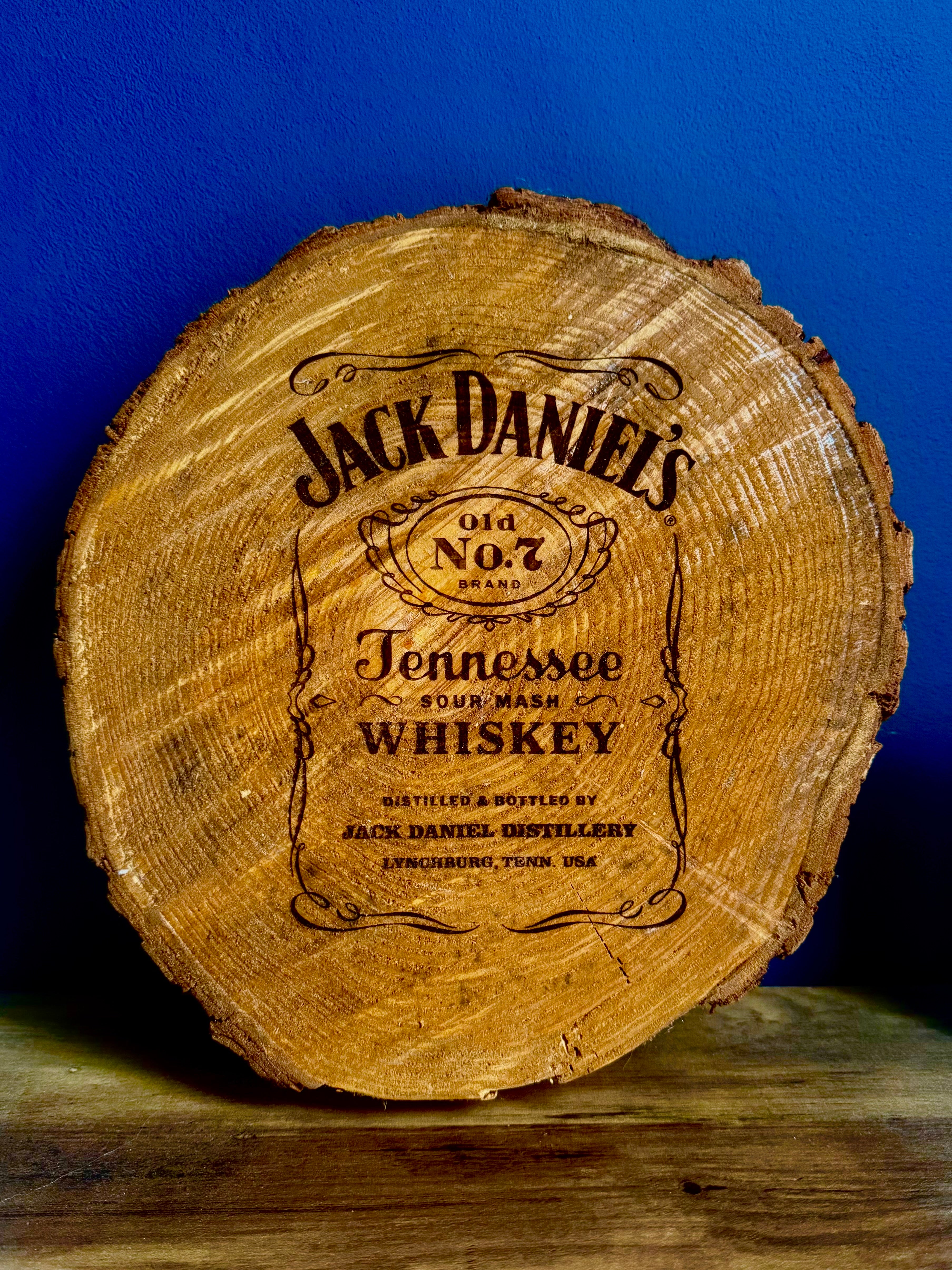 Rustic Jack Daniel’s Whiskey Wall Plaque